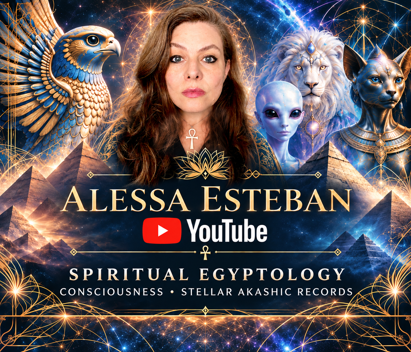 Alessa Esteban · YouTube · Spiritual Egyptology, Consciousness & Stellar Akashic Records