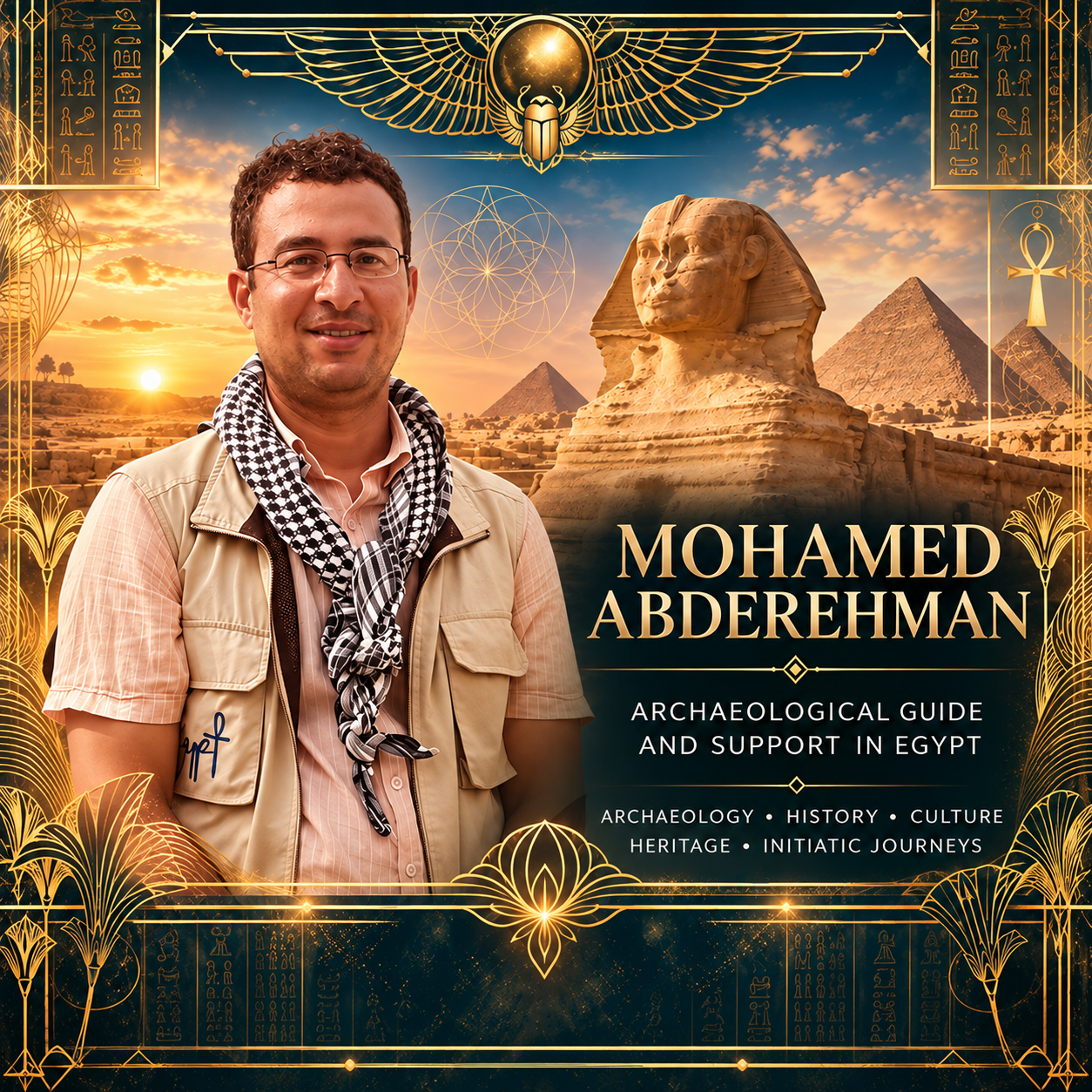 Mohamed AbdErehman · Archaeological Guide & Support in Egypt